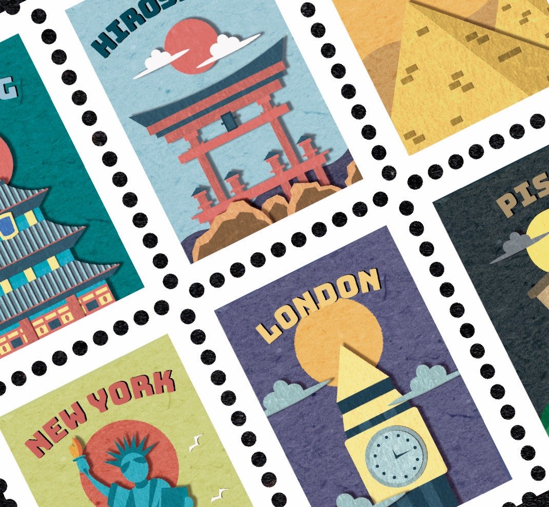 City stamps